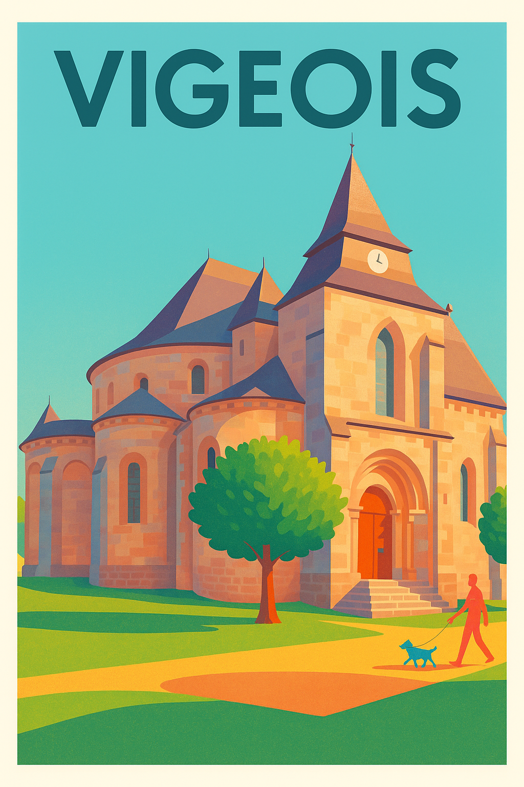 Affiche de Vigeois - Charme et sérénité d'un village authentique
