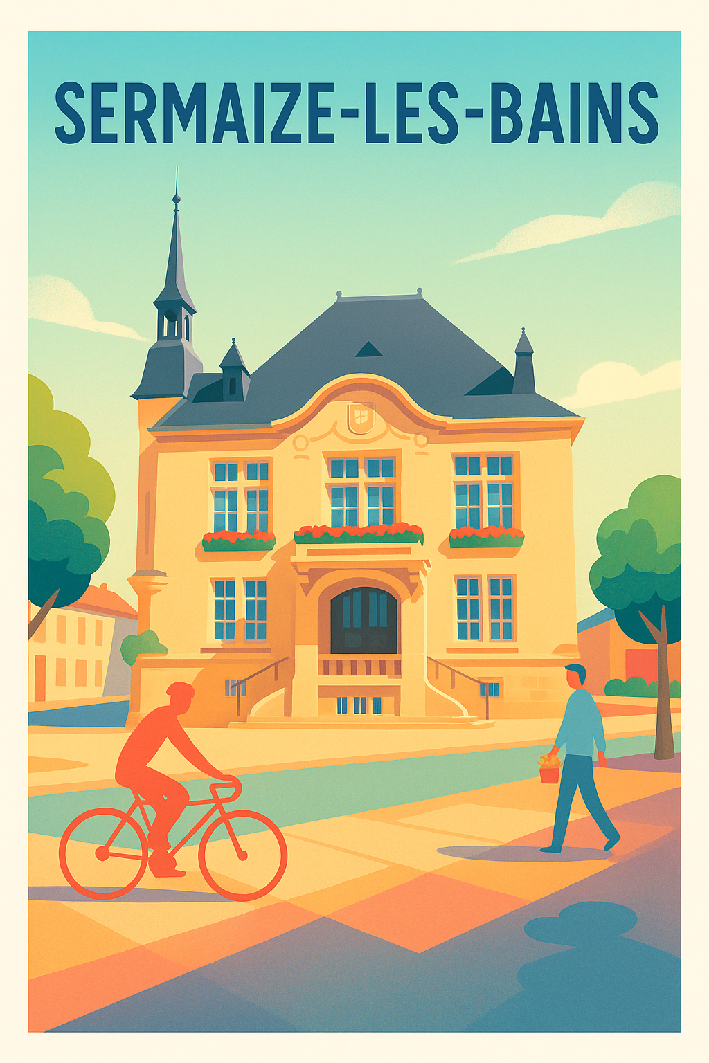 Affiche de Sermaize-les-Bains - L'élégance au cœur de la cité thermale