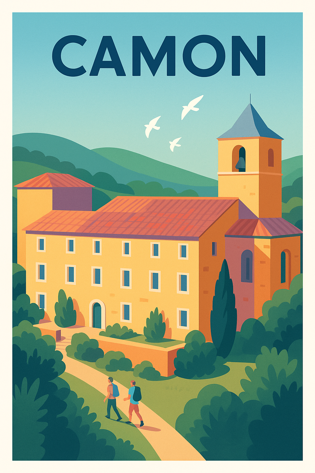 Affiche Camon — L'élégance provençale en affiche · poster d'art de Camon