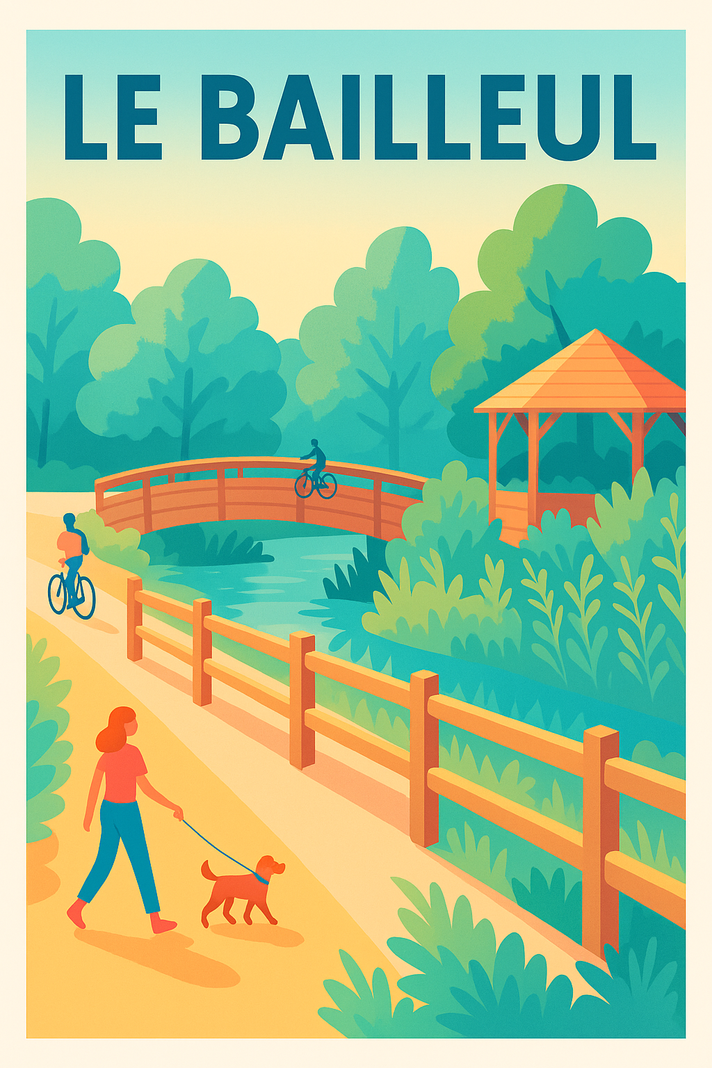 Affiche de Le Bailleul - Promenade paisible au cœur de la nature