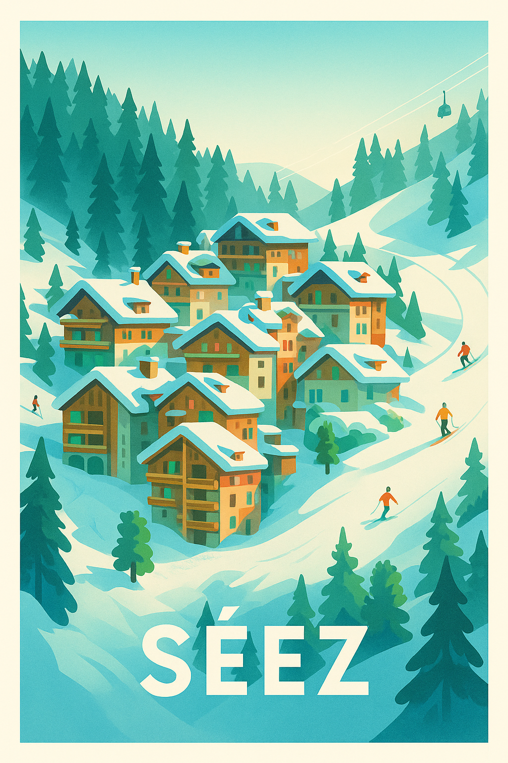 Affiche de Séez - L'évasion hivernale au cœur des Alpes