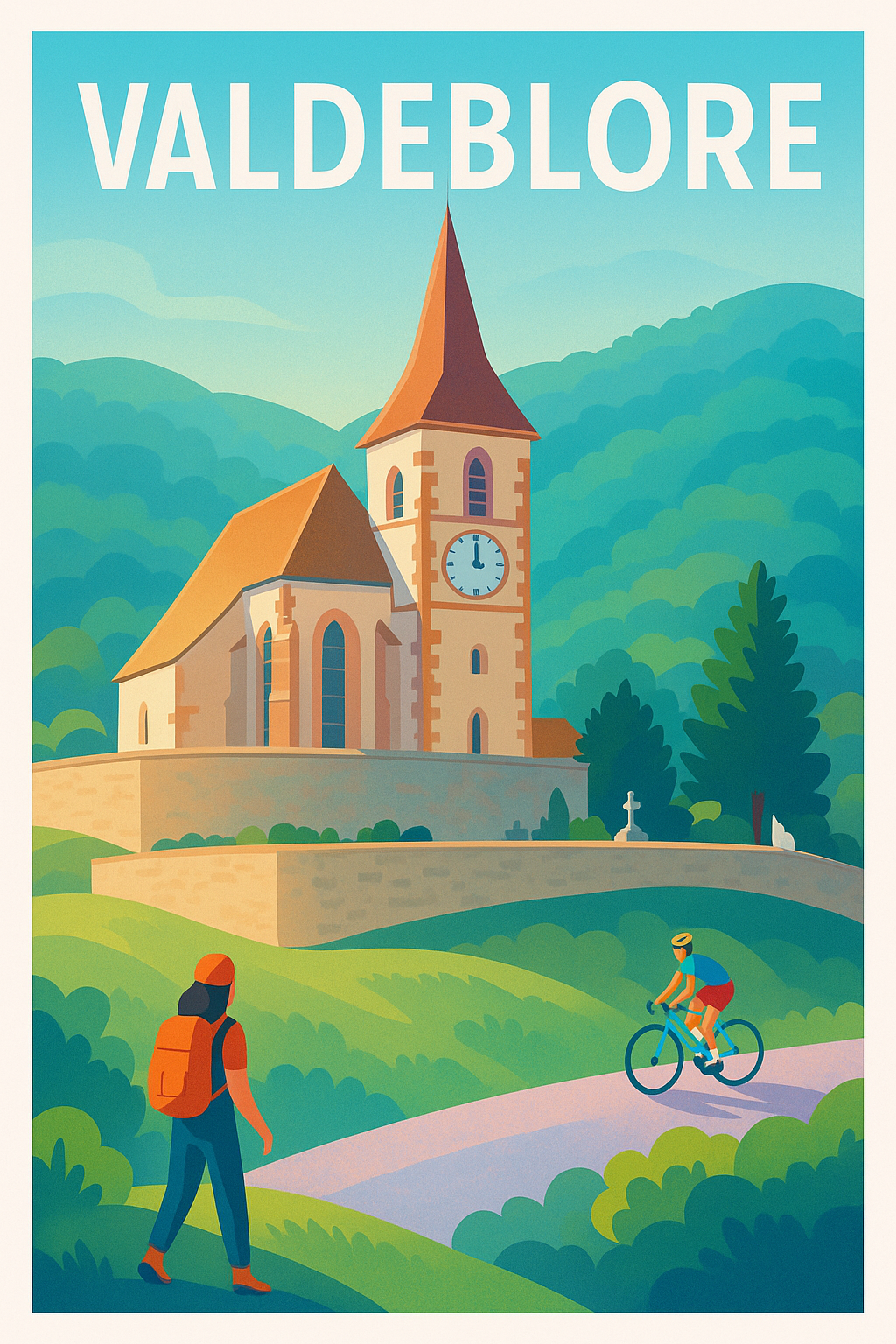 Affiche Valdeblore — Nature et Sérénité au Cœur des Alpes · poster d'art de Valdeblore