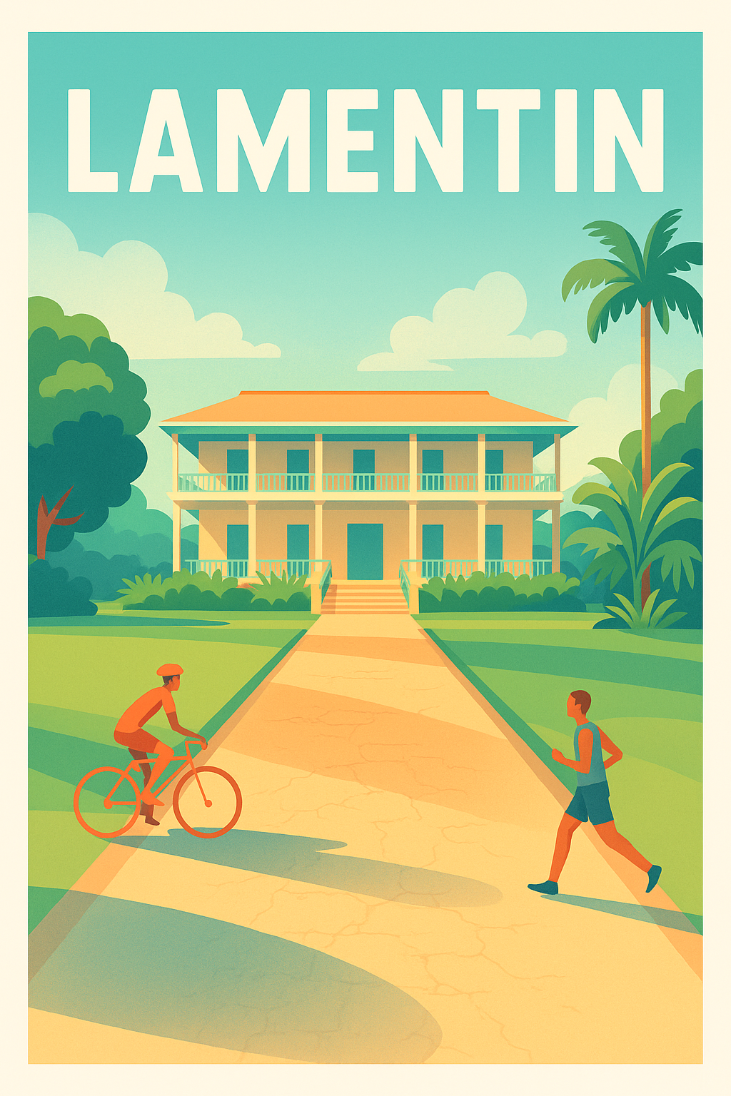 Affiche de Lamentin - Escapade tropicale en harmonie