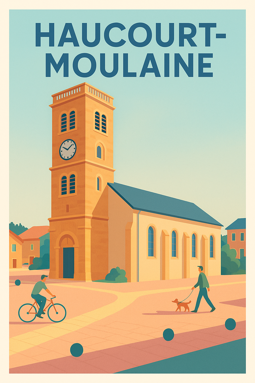 Affiche de Haucourt-Moulaine - Un village paisible au charme authentique
