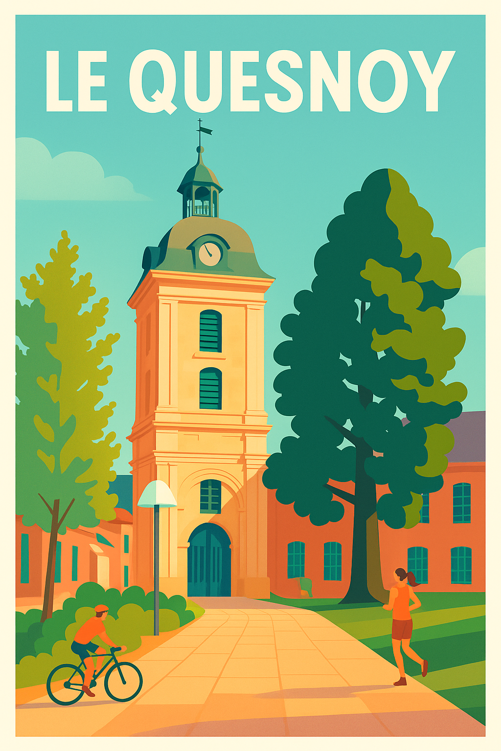 Affiche de Le Quesnoy - Charme historique et nature apaisante