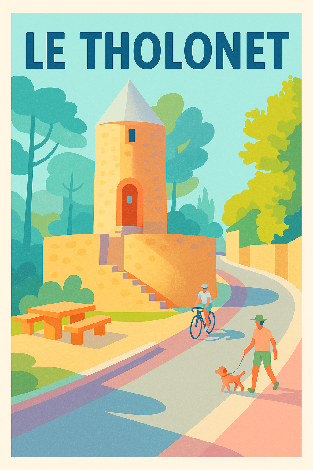 Affiche de Le Tholonet - Un havre de paix provençal à découvrir