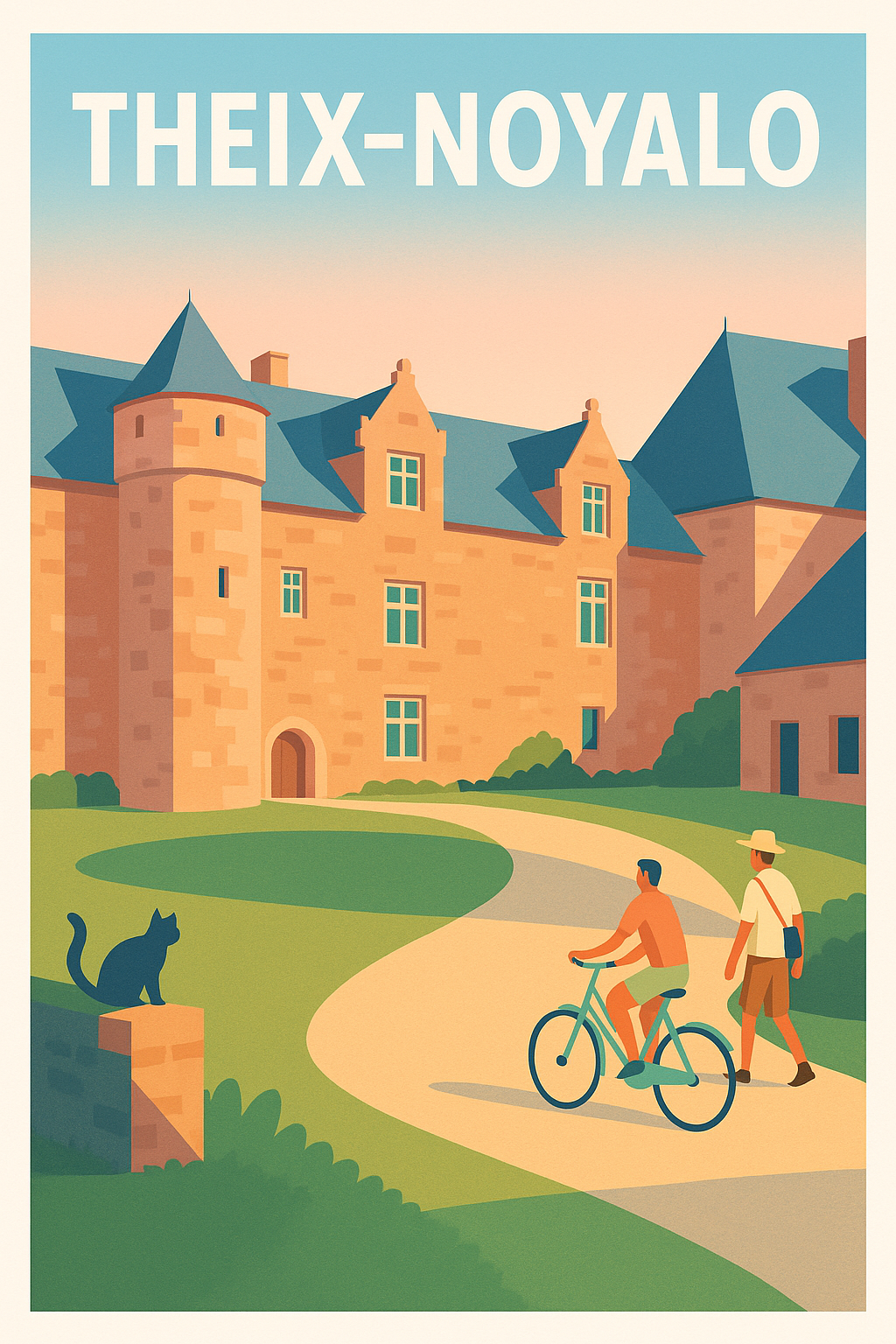 Affiche de Theix-Noyalo - Charme et douceur bretons