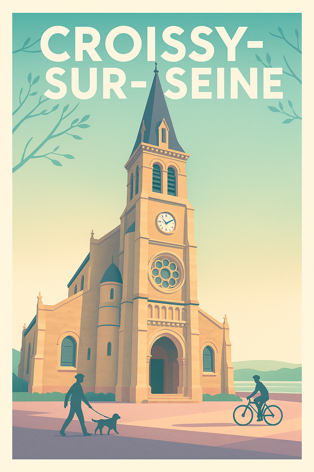 Affiche de Croissy-sur-Seine - Charme et Sérénité au Cœur de la Ville