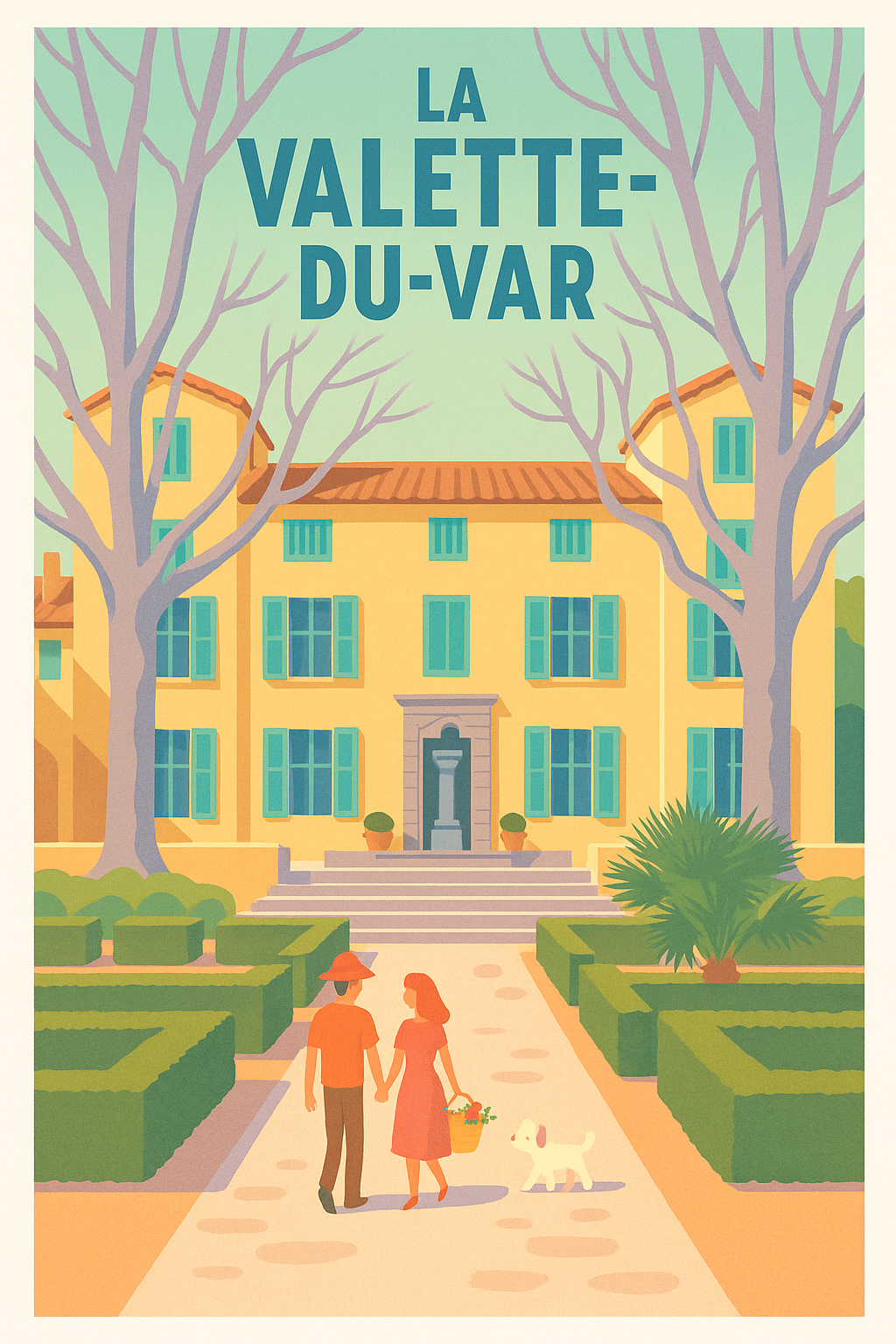 Affiche de La Valette-du-Var - Charme et douceur à la provençale