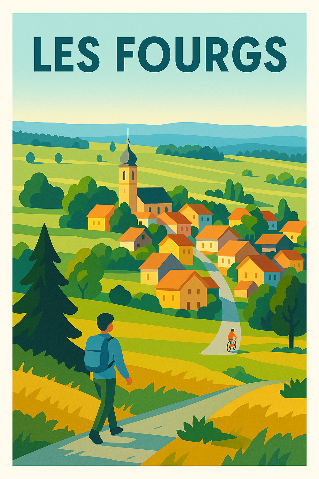 Affiche de Les Fourgs - Promenade bucolique au cœur du Jura