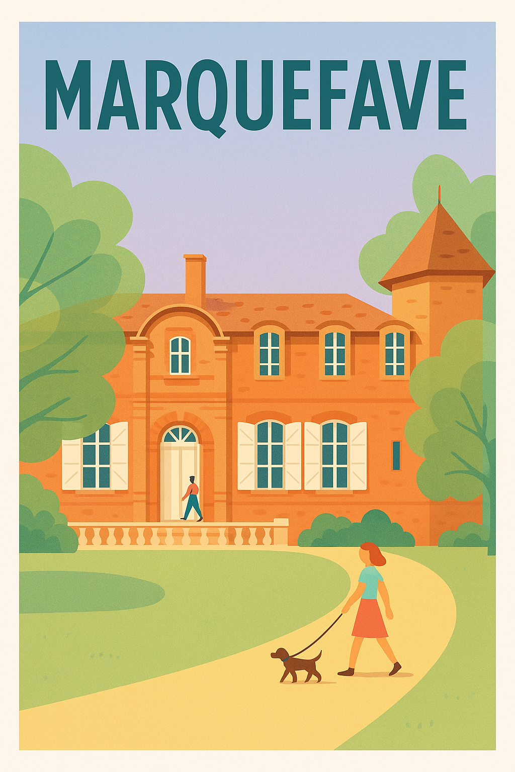 Affiche de Marquefave - Promenade paisible au cœur du patrimoine