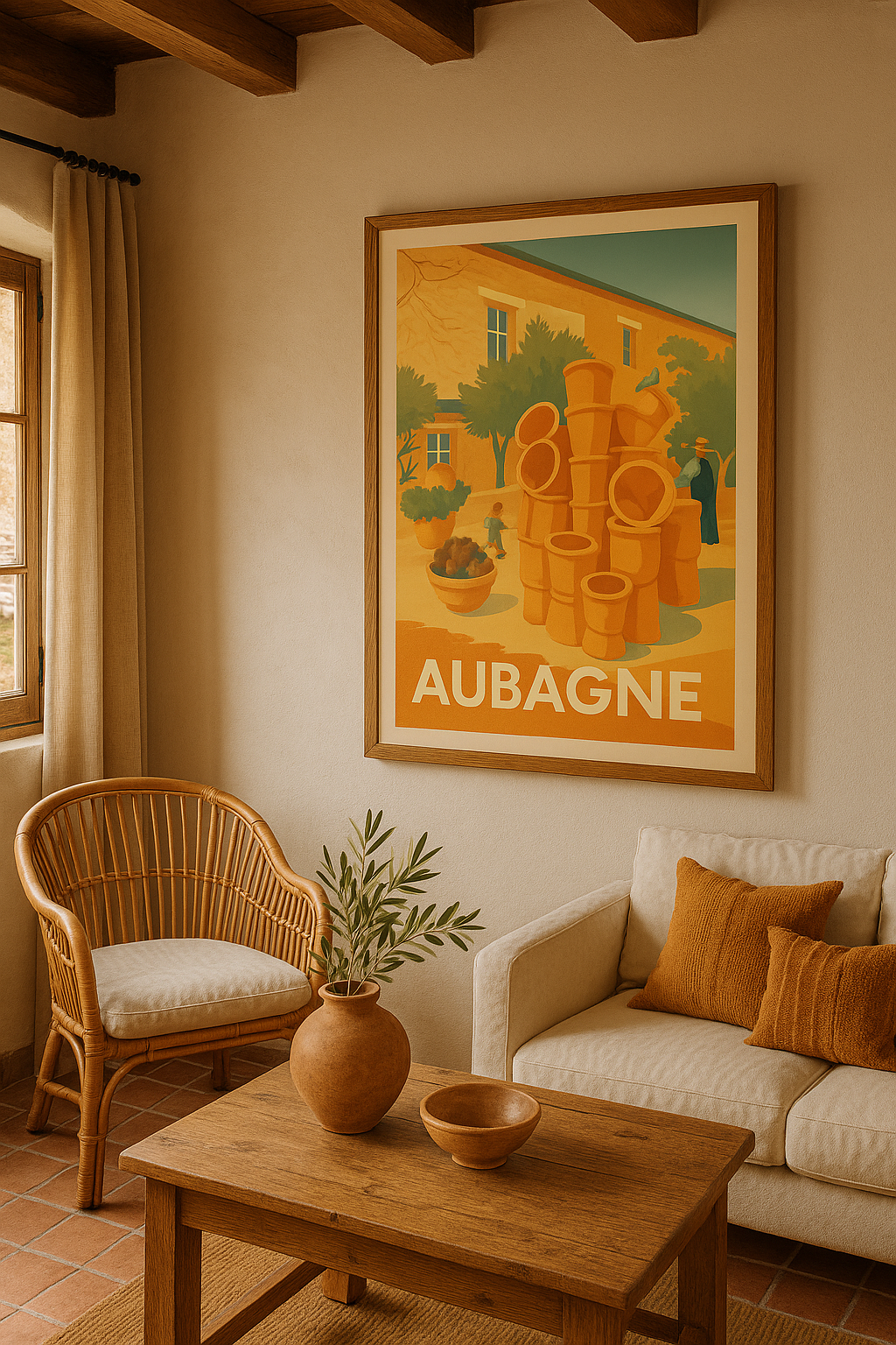 Affiche Aubagne - Terre de traditions et de poterie - Afich