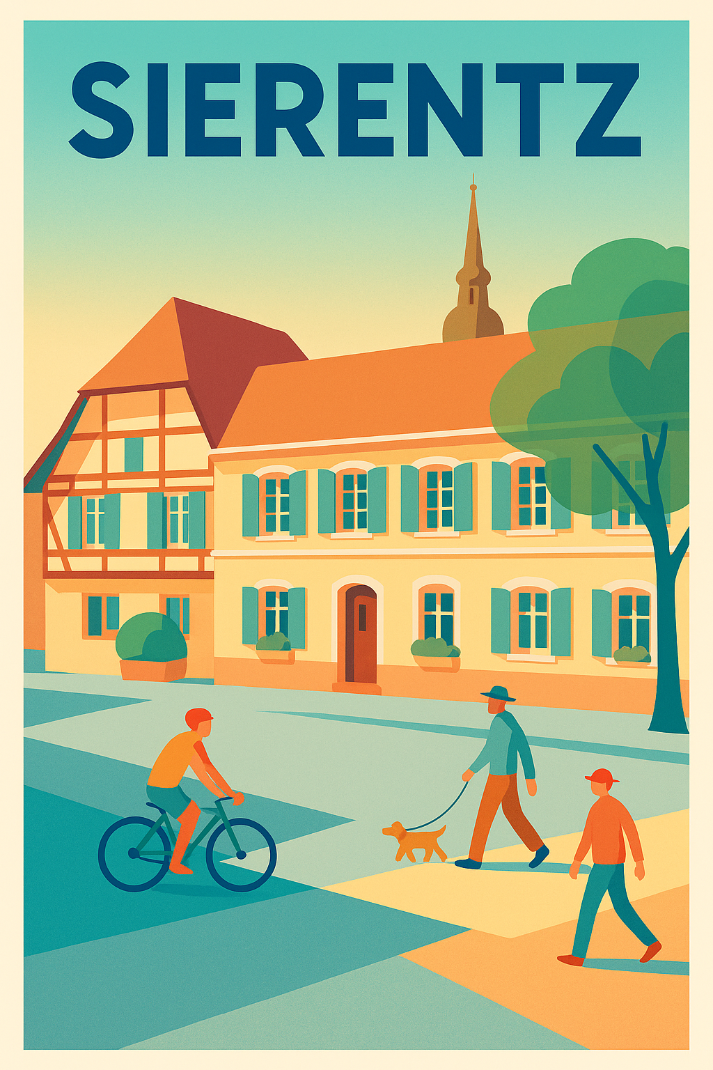 Affiche de Sierentz - Charme et sérénité au cœur de l'Alsace