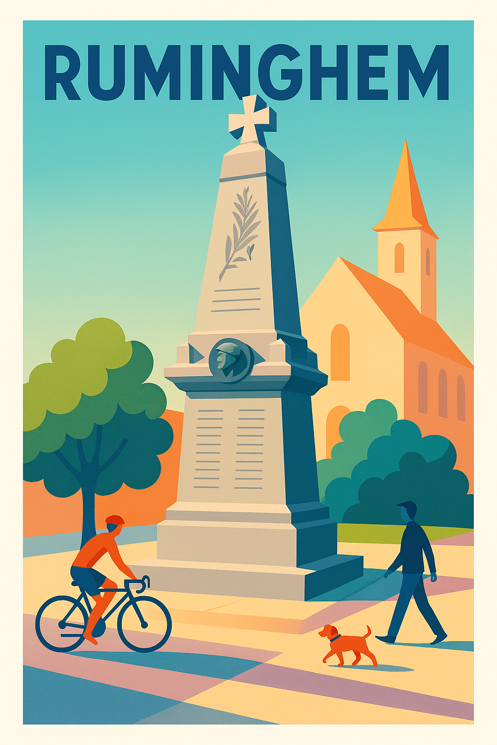 Affiche de Ruminghem - Charme et sérénité au cœur du village