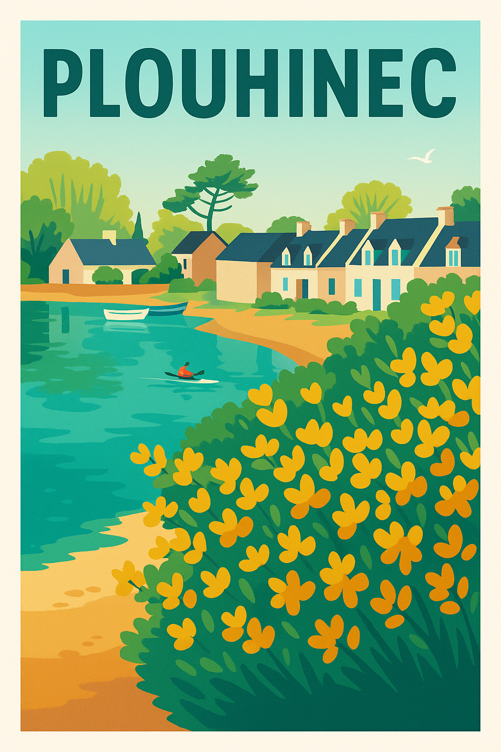 Affiche de Plouhinec - Havre de paix breton
