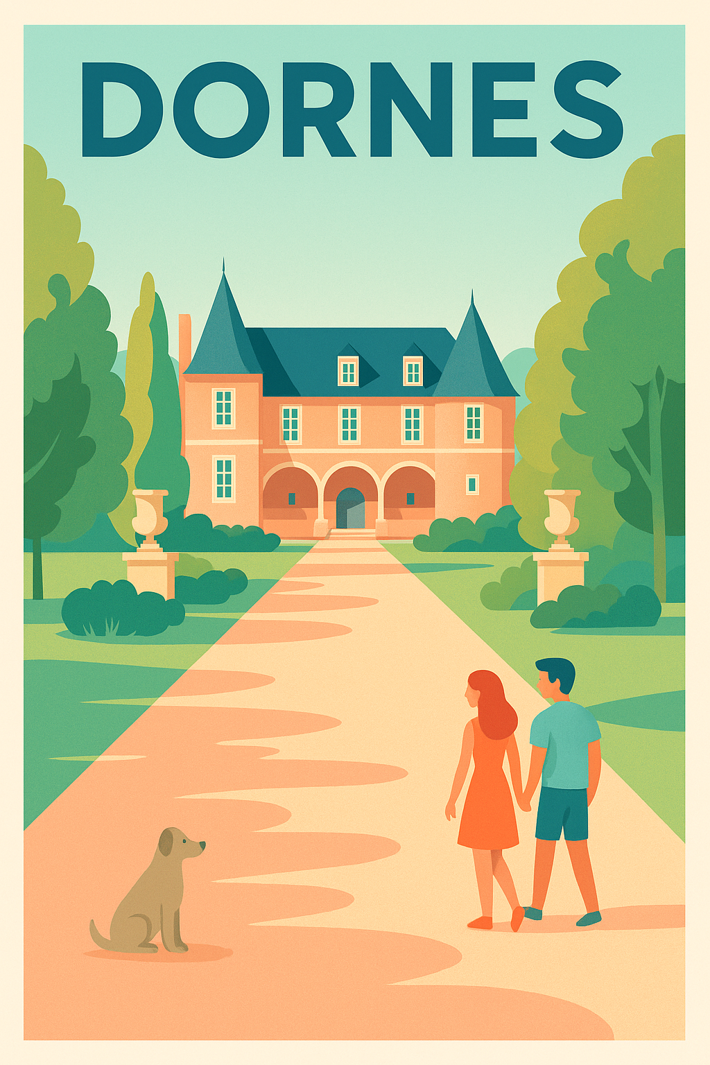 Affiche de Dornes - Échappée romantique au cœur du patrimoine