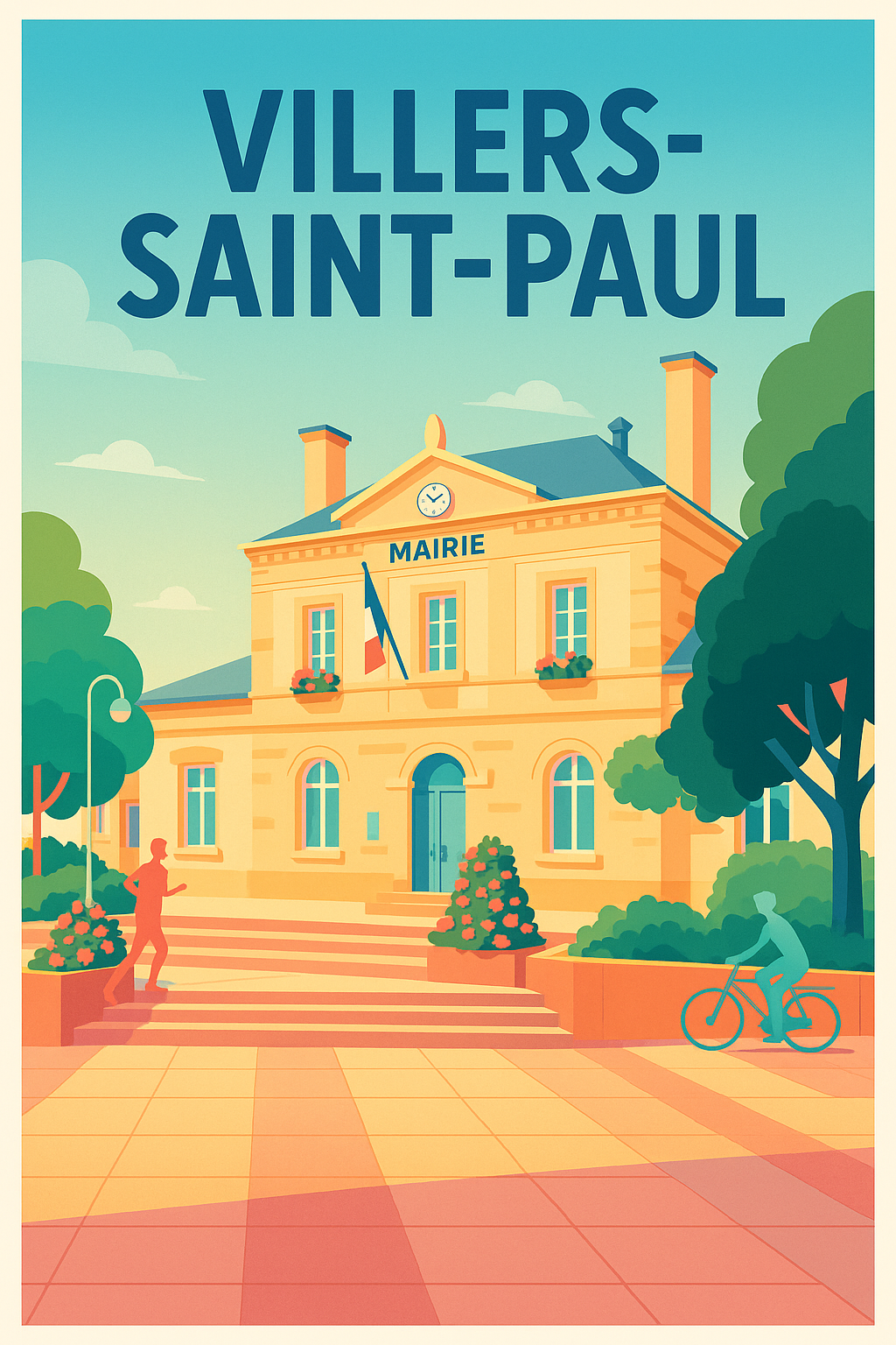 Affiche de Villers-Saint-Paul - Charme authentique de la mairie