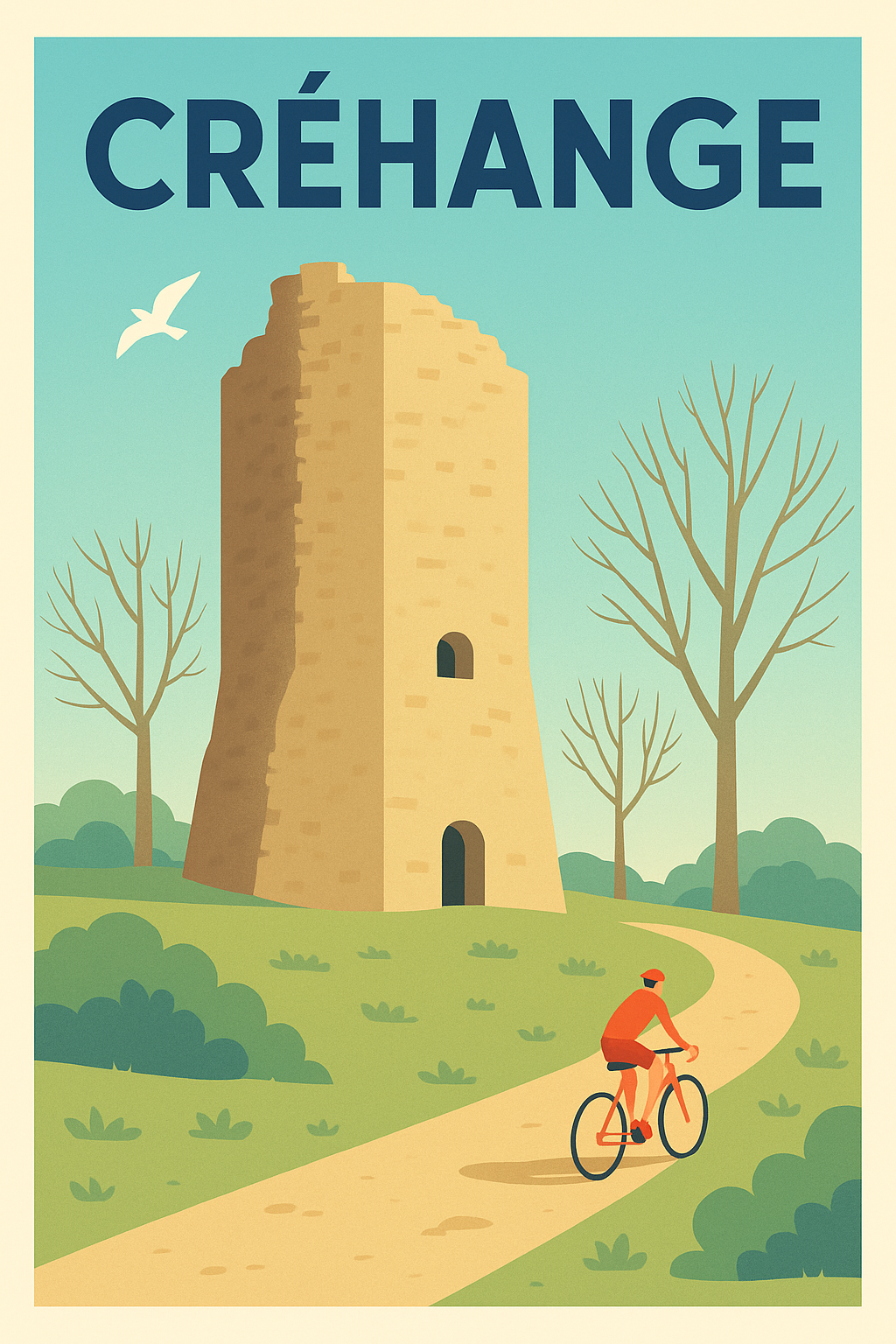Affiche de Créhange - L'évasion à vélo au cœur de l'histoire