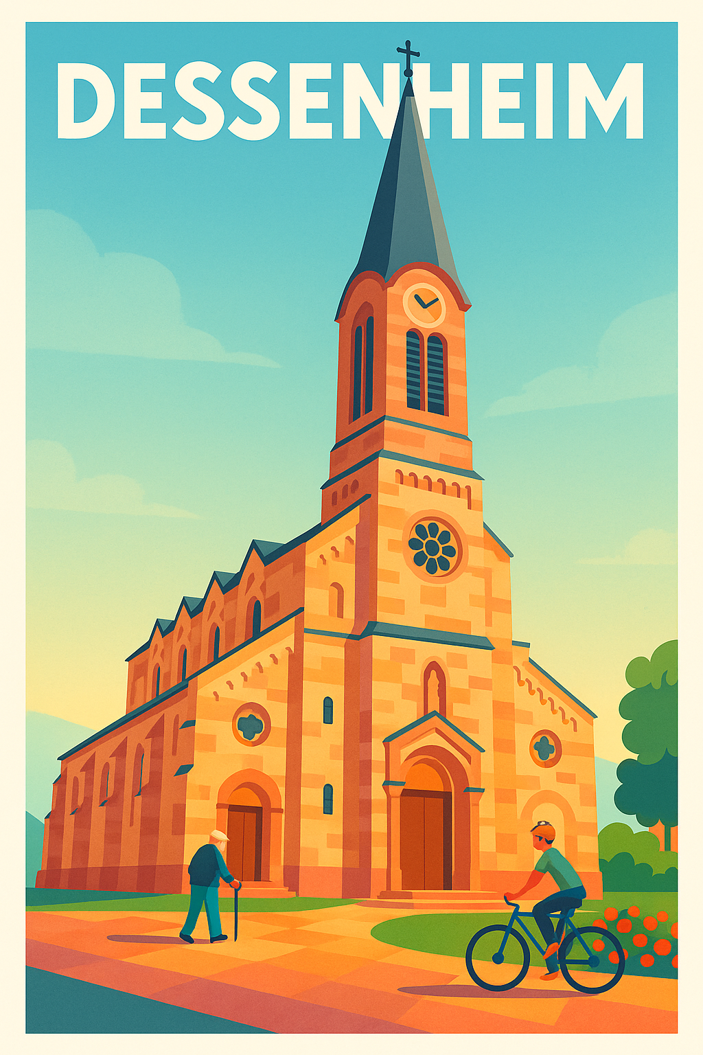 Affiche de Dessenheim - Charme et sérénité au cœur du village