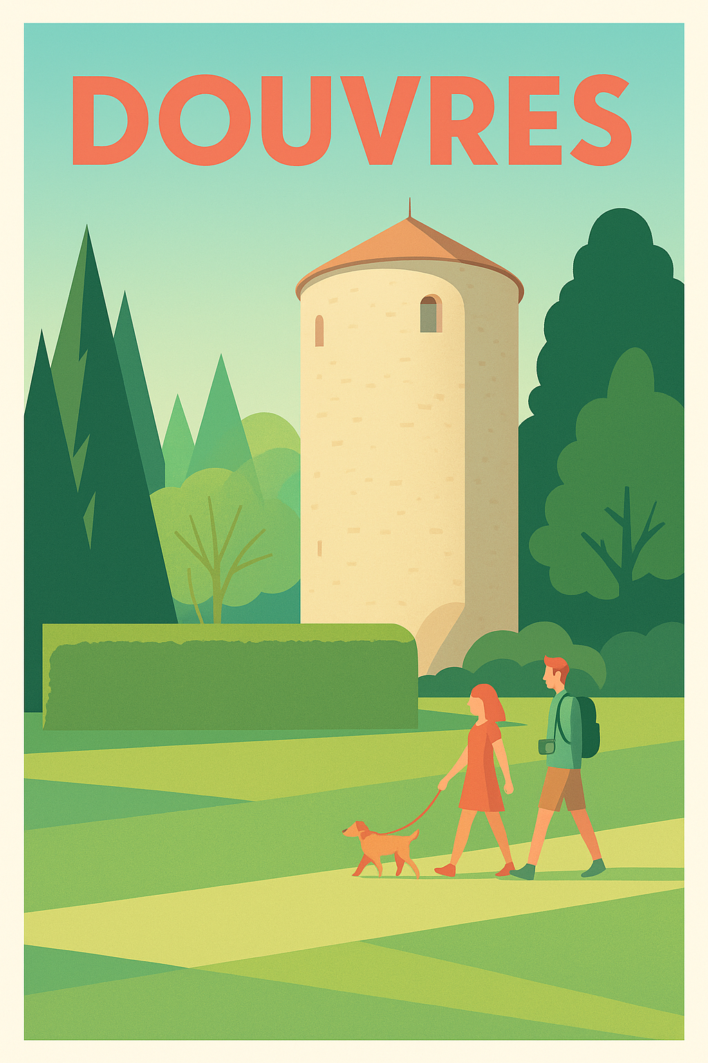 Affiche de Douvres - Balade sereine au cœur de la nature