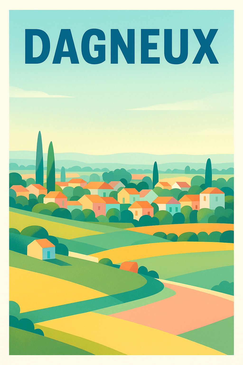 Affiche de Dagneux - Charme bucolique et douceur de vivre