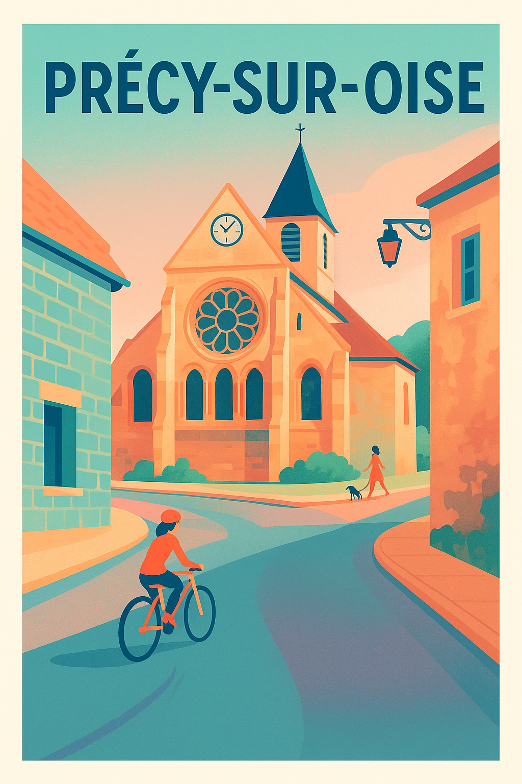 Affiche de Précy-sur-Oise - Charme et sérénité au cœur du village