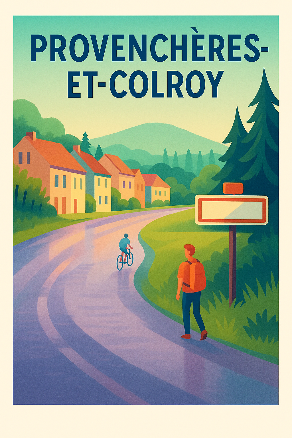 Affiche de Provenchères-et-Colroy - Escapade nature et douceur de vivre