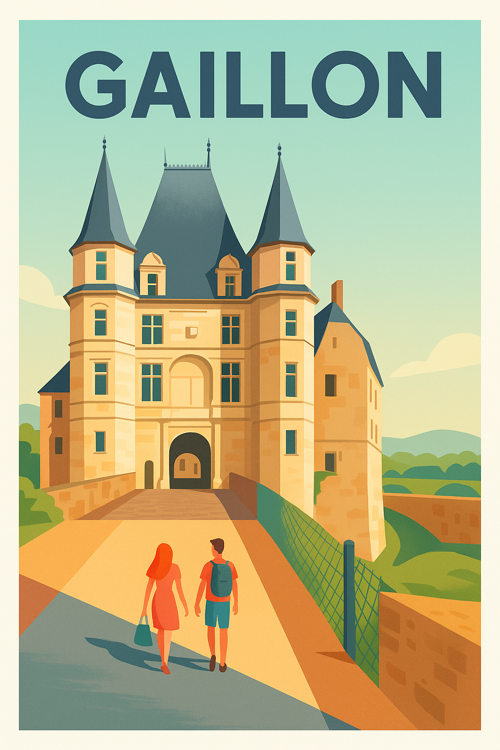 Affiche de Gaillon - L'élégance historique à portée de main