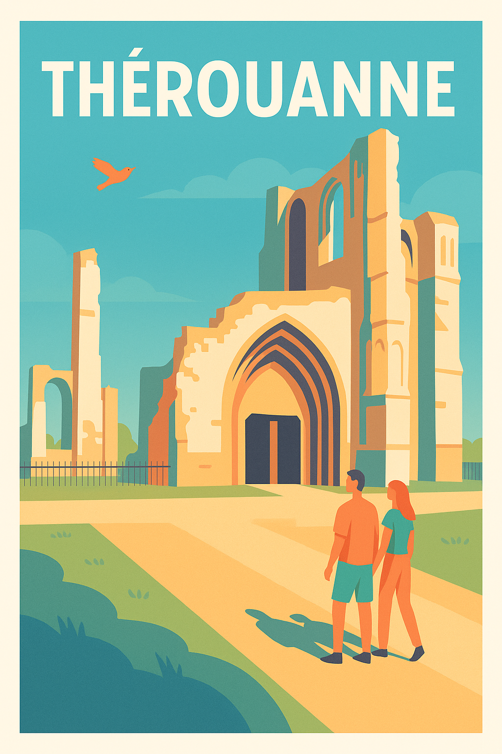 Affiche de Thérouanne - Voyage au cœur des ruines historiques