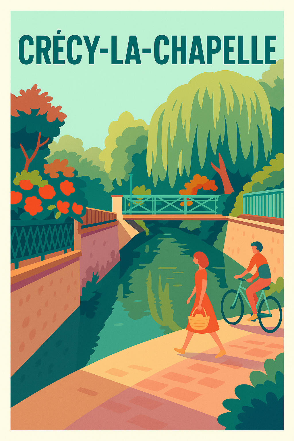 Affiche de Crécy-la-Chapelle - Promenade bucolique au fil de l'eau
