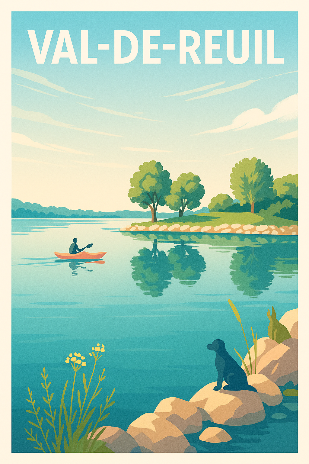 Affiche de Val-de-Reuil - Évasion au fil de l'eau