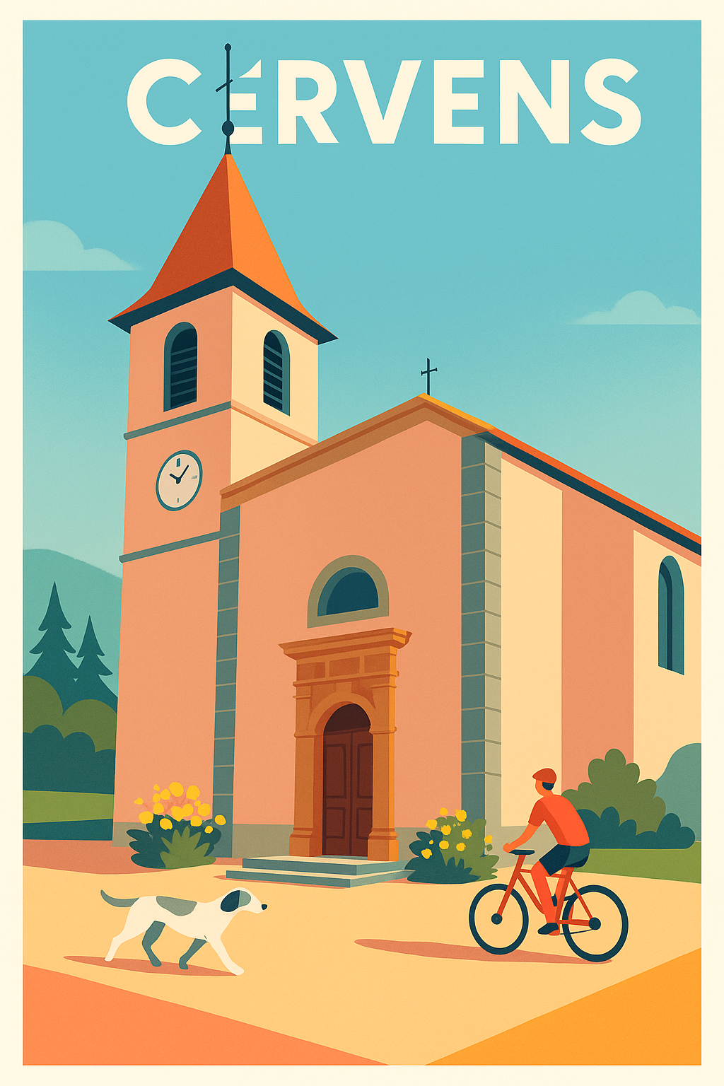 Affiche de Cervens - Charme paisible et authenticité rurale