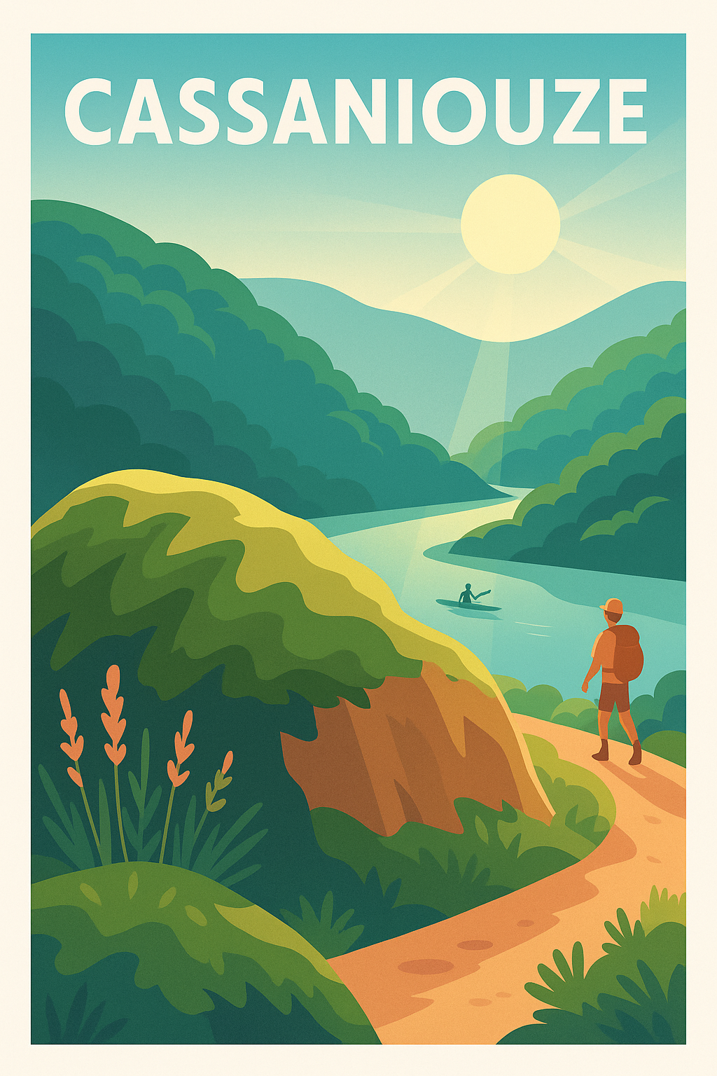 Affiche de Cassaniouze - Évasion nature au coeur des vallées