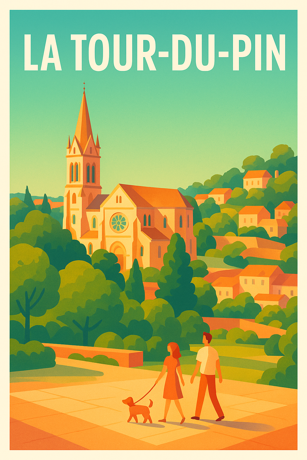 Affiche de La Tour-du-Pin - Balade sous le charme du patrimoine