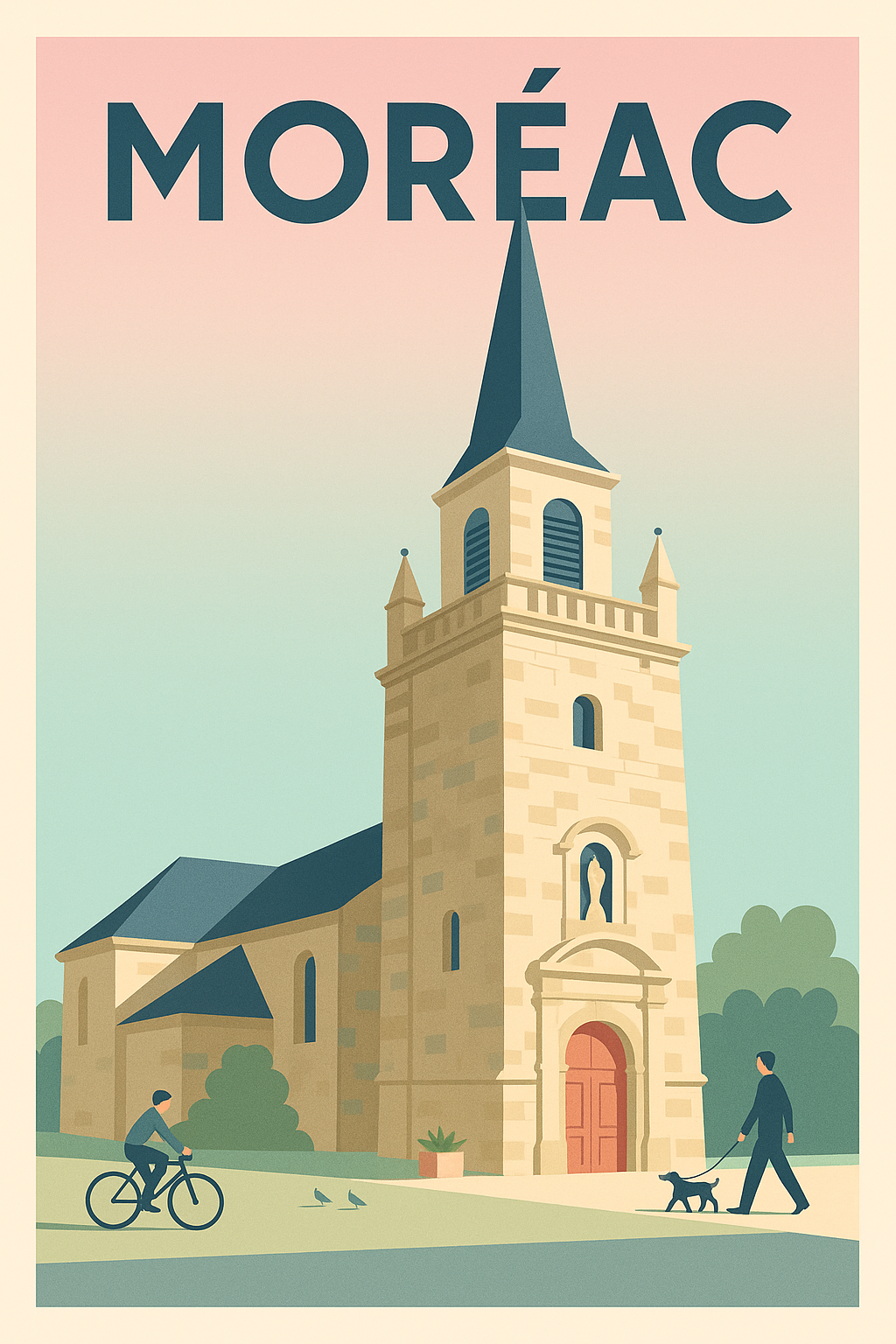 Affiche de Moréac - Charme intemporel et douceur de vivre