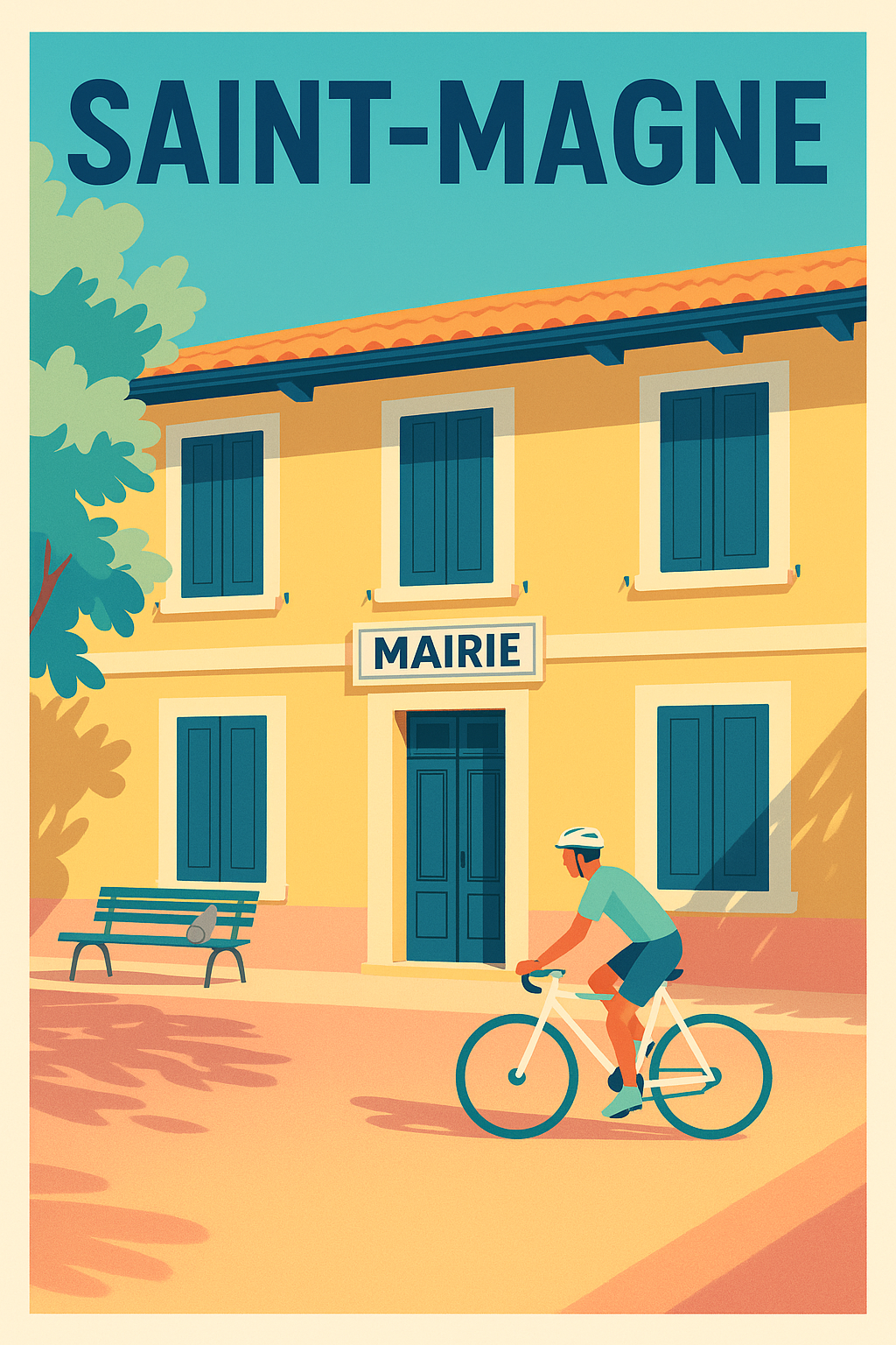 Affiche de Saint-Magne - Charme et sérénité au cœur du village