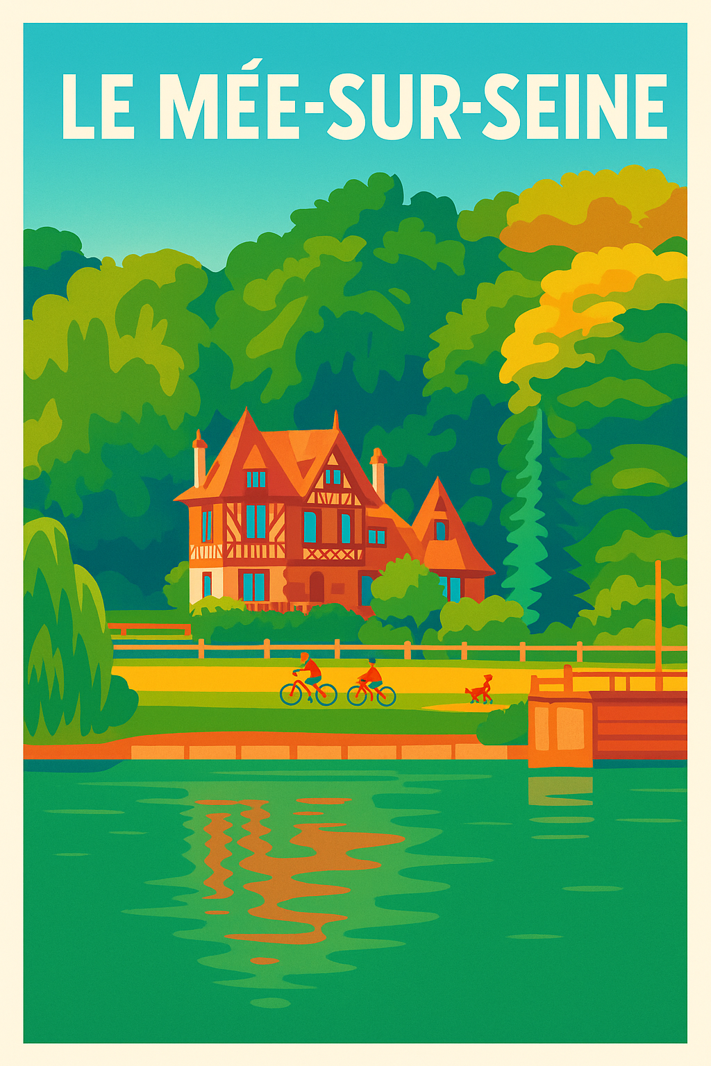 Affiche de Le Mée-sur-Seine - Évasion bucolique au bord de l'eau