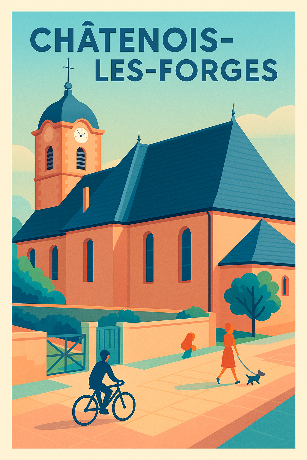 Affiche de Châtenois-les-Forges - Charme et douceur de vie en Lorraine