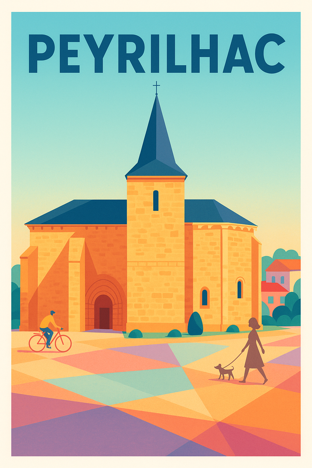 Affiche de Peyrilhac - L'élégance intemporelle au cœur de la ville