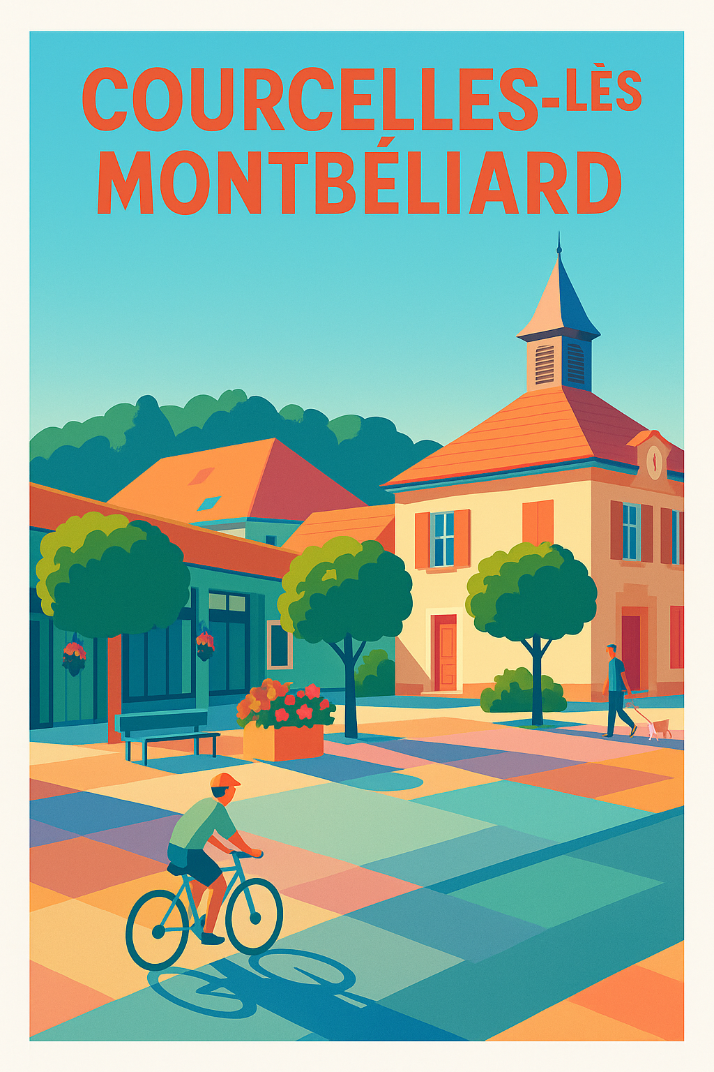 Affiche de Courcelles-lès-Montbéliard - Charme et douceur de vie locale