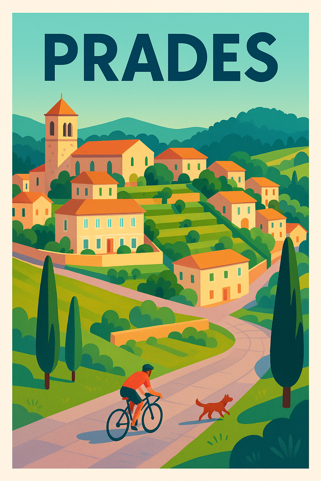 Affiche de Prades - Évasion et nature en douceur