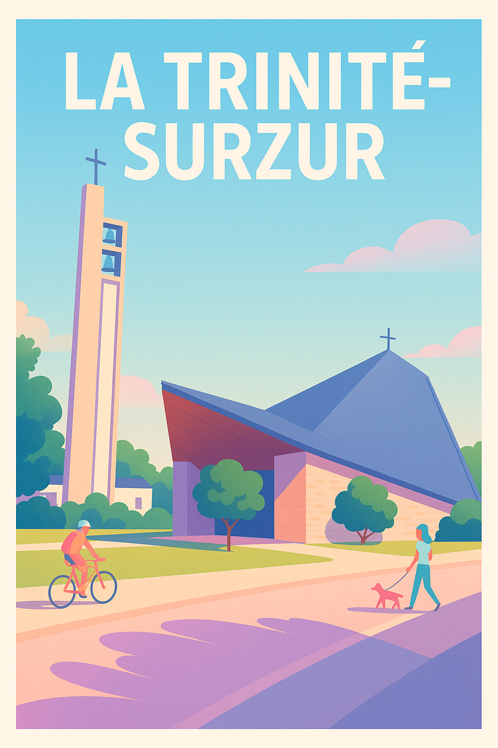 Affiche de La Trinité-Surzur - Harmonie et sérénité en Bretagne