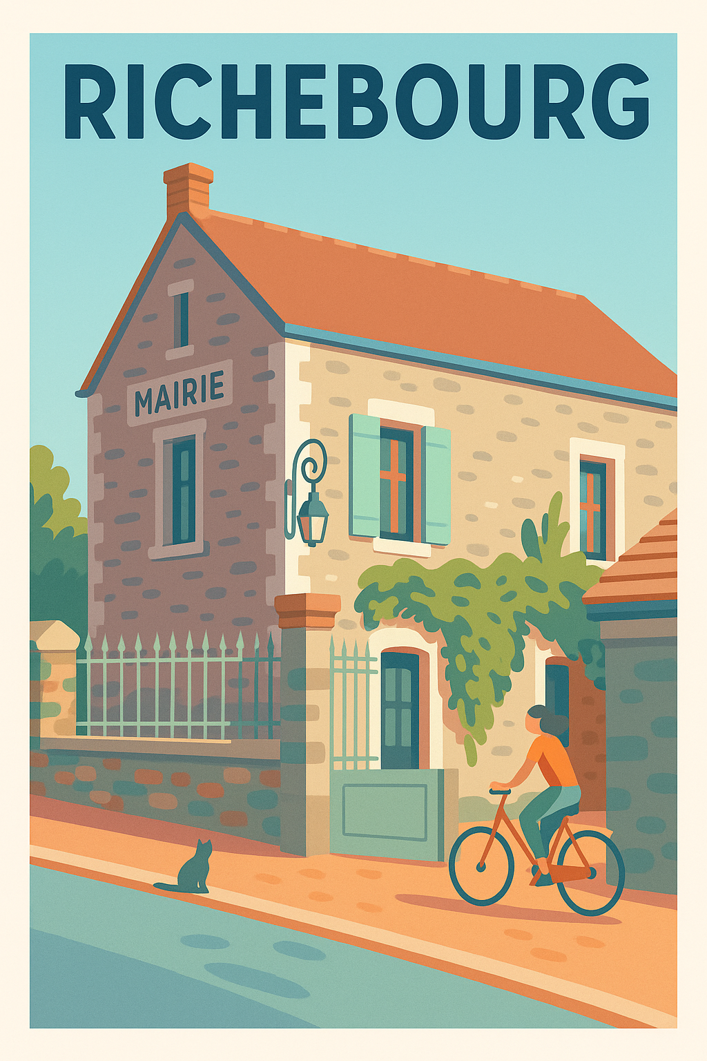 Affiche de Richebourg - Charme intemporel du village