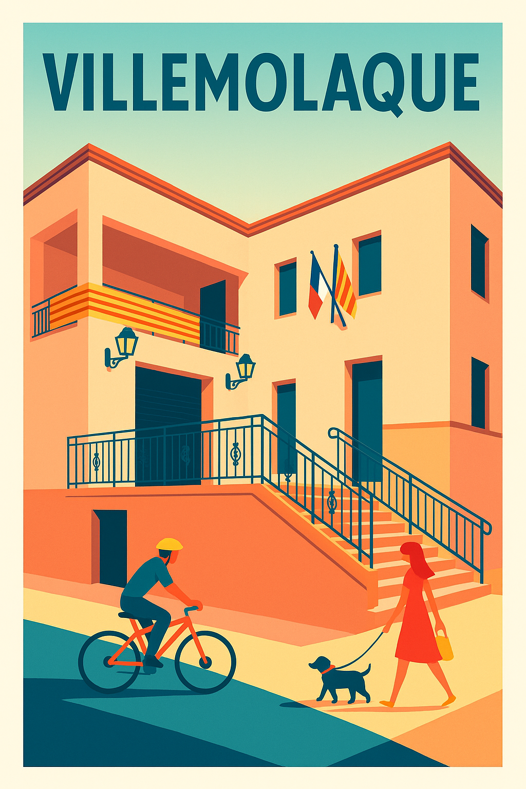 Affiche de Villemolaque - Charme authentique et douceur de vivre