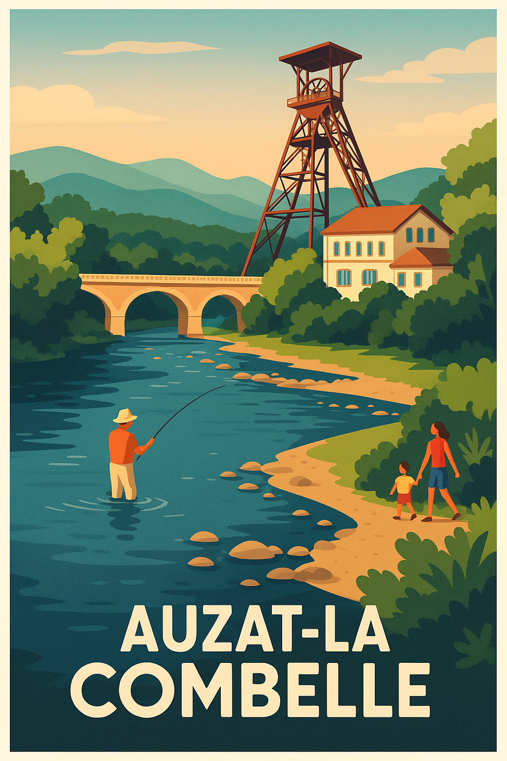 Auzat-la-Combelle - Entre rivière et souvenirs miniers