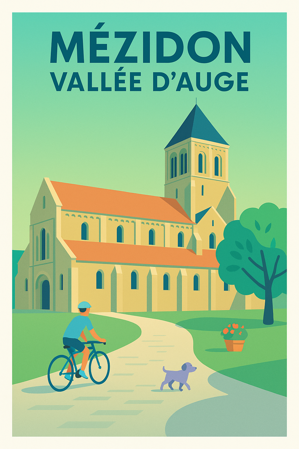 Affiche de Mézidon - Charme paisible de la Vallée d'Auge