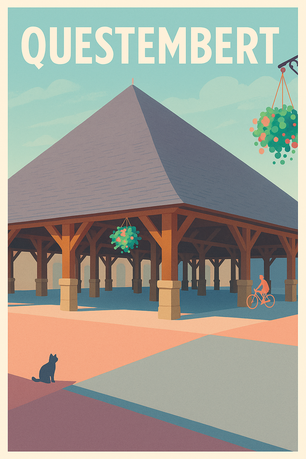 Affiche de Questembert - Charme et sérénité à la halle centrale