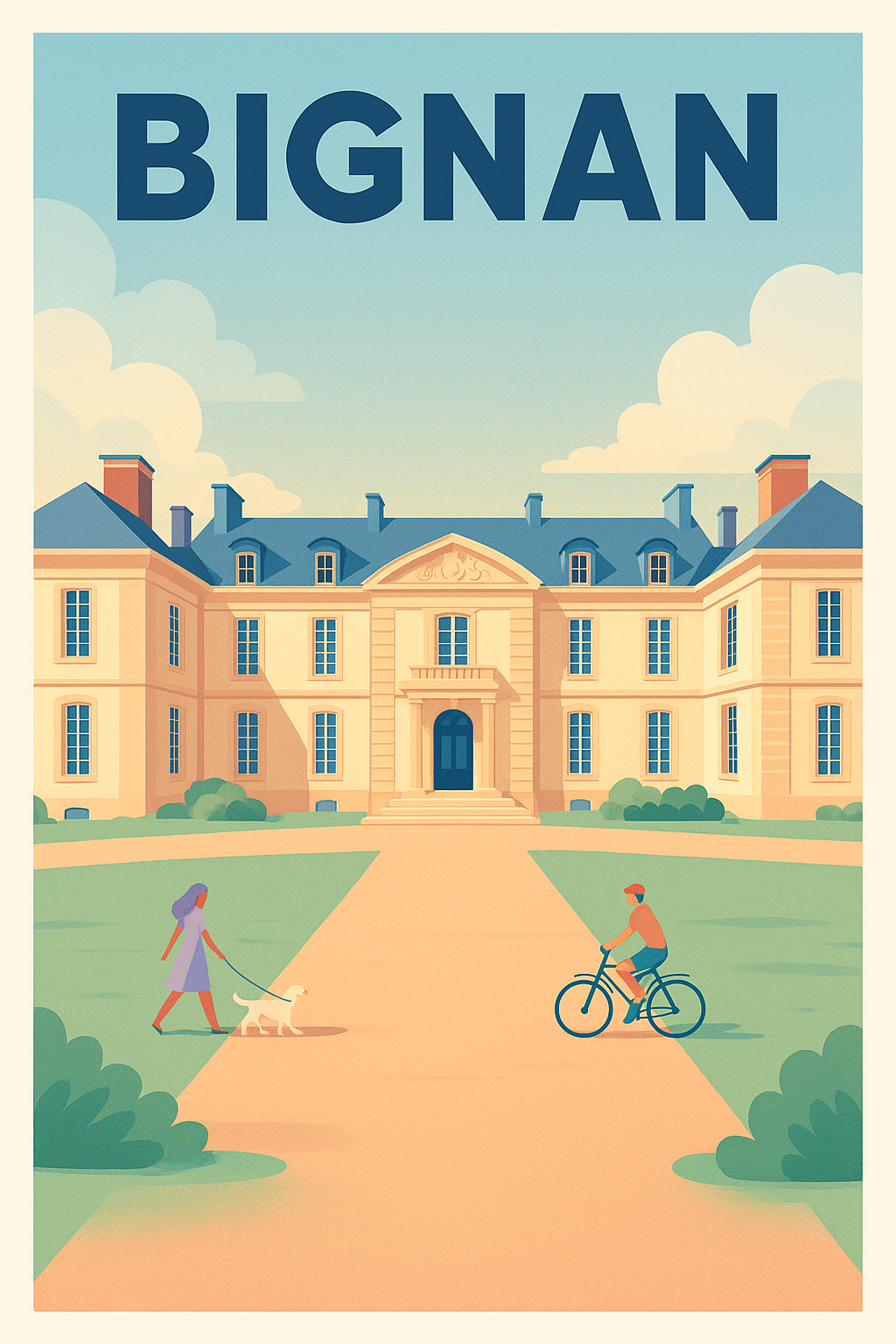 Affiche de Bignan - Élégance et sérénité en Bretagne