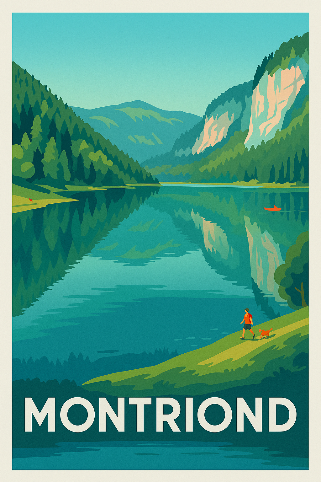 Affiche de Montriond - Évasion nature au cœur des montagnes