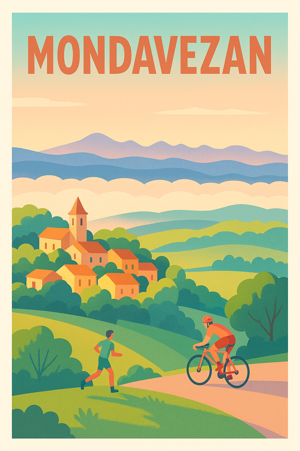 Affiche de Mondavezan - Escapade sportive et nature en Gascogne